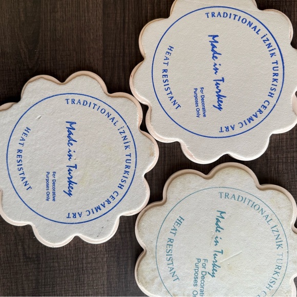 Floral Patterned Trivets Set - Picture 6 of 6